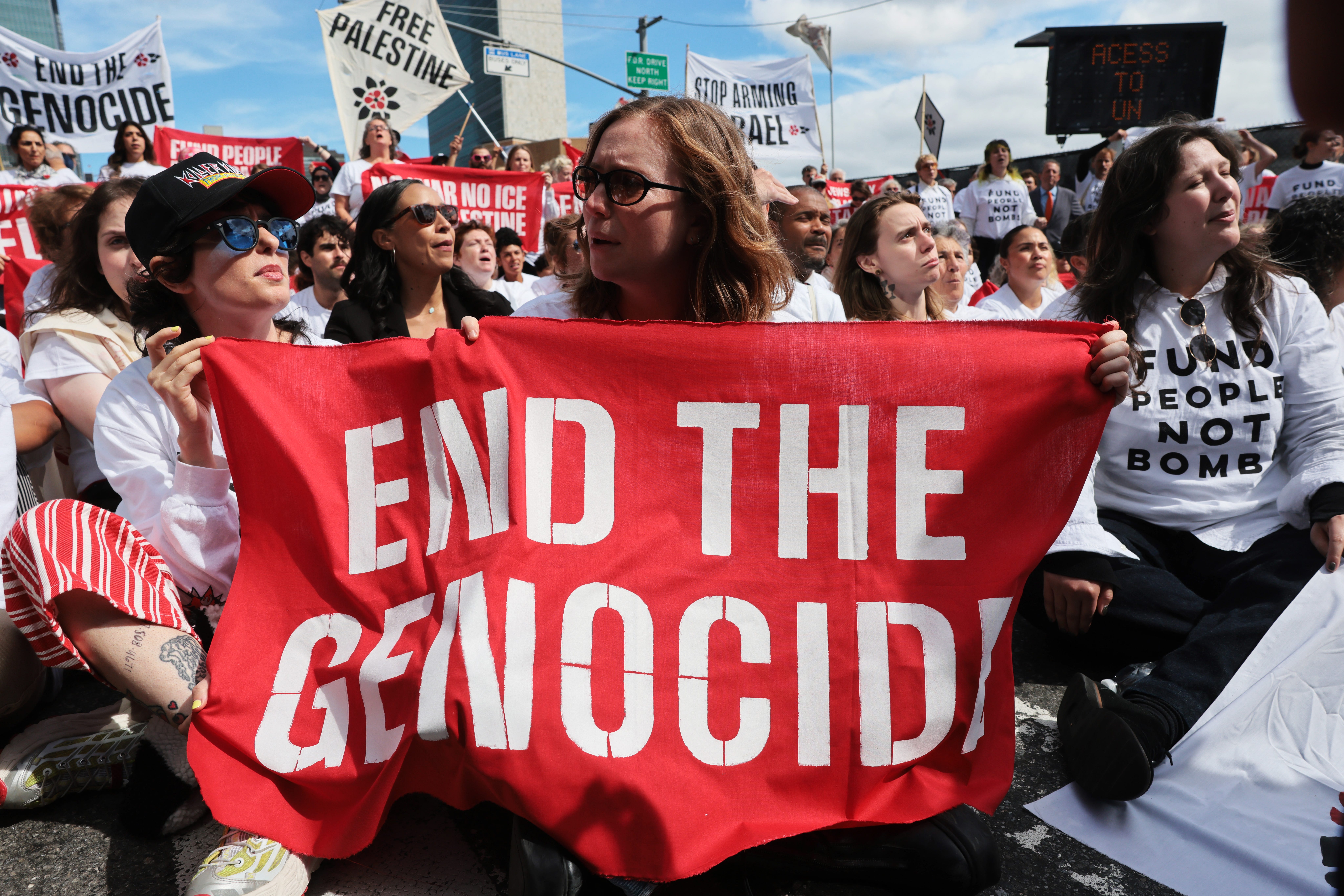 All the Celebrities and Public Figures Who Protested Benjamin Netanyahu’s United Nations Visit in NYC
